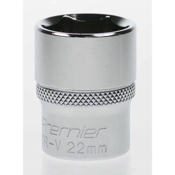 Sealey Socket 1/2"dr 22mm (6pt)