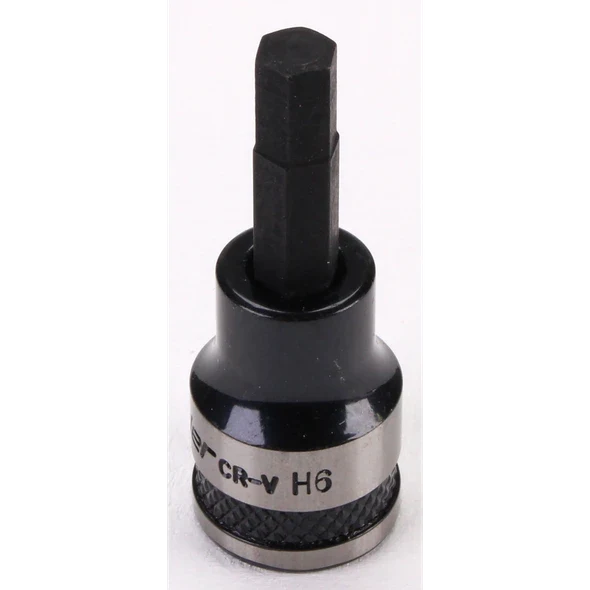Sealey Hex Socket Bit 3/8"Sq Drive 6mm (Black Series)