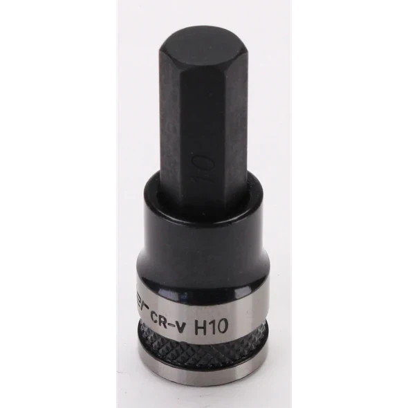 Sealey Hex Socket Bit 3/8"Sq Drive 10mm (Black Series)