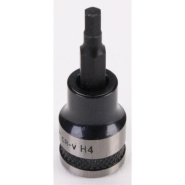 Sealey Hex Key Socket Bit 3/8"Dr 4mm (Black Series)