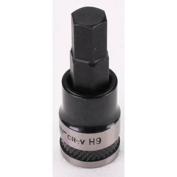 Sealey Hex Key Socket Bit 3/8"Dr 9mm (Black Series)