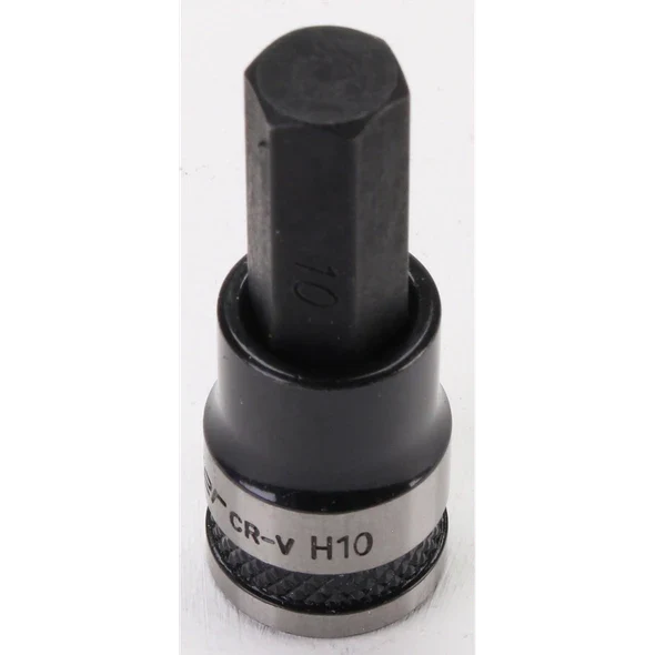 Sealey Hex Key Socket Bit 3/8"Dr 10mm (Black Series)