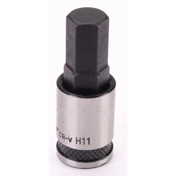 Sealey Hex Key Socket Bit 3/8"Dr 11mm (Black Series)