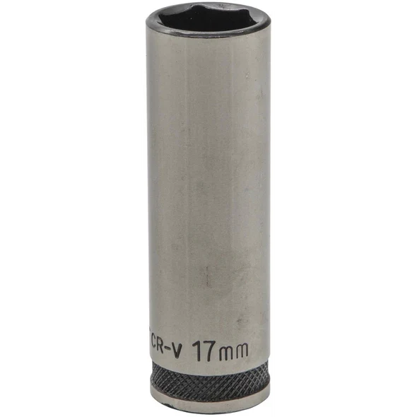 Sealey 1/2"Dr Deep Socket 17mm (Black Series)