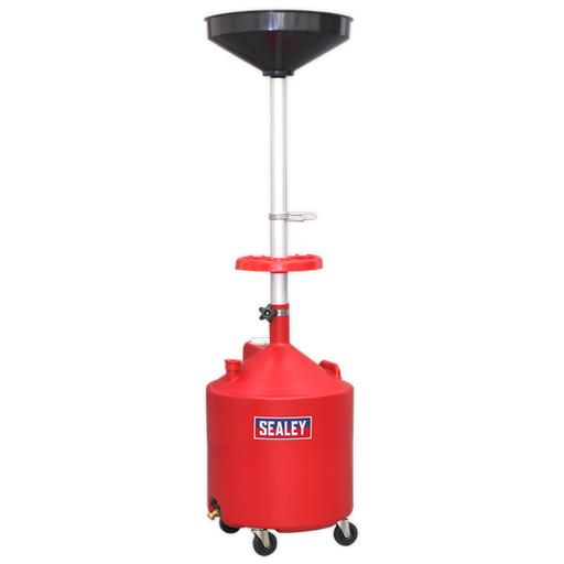 Sealey Mobile Oil Drainer 80L Gravity Discharge AK80D Sealey - Dynamic Drive