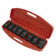 Sealey Impact Socket Set 8pc Deep 1"Sq Drive Metric AK888M Sealey - Dynamic Drive