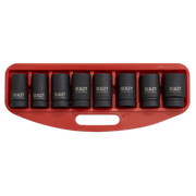 Sealey Impact Socket Set 8pc Deep 1"Sq Drive Metric AK888M Sealey - Dynamic Drive