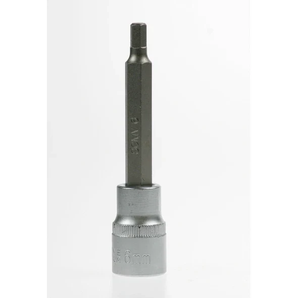 Sealey Hex socket bit 1/2d 6mm (110mm long)