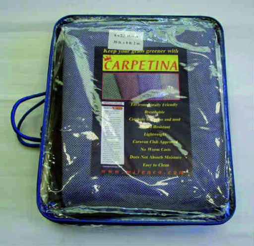 Milenco Carpetina Classic awning groundsheet packed in its zip carry bag