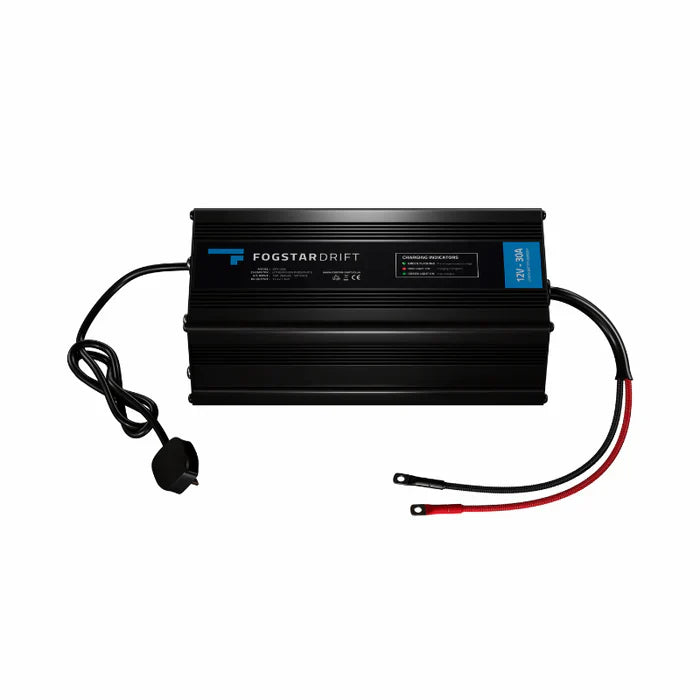 Fogstar LiFePO4 Battery Charger - 12V 30A Dyna-mo Solar - Dynamic Drive