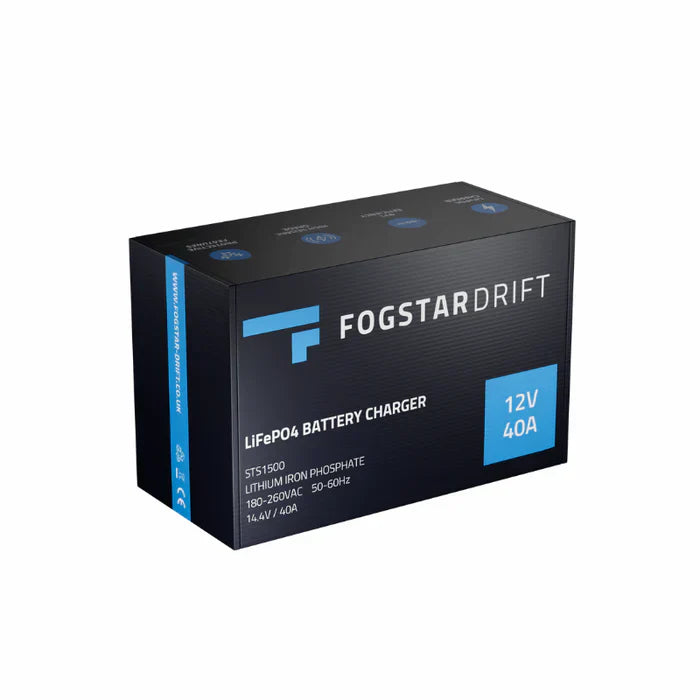 Fogstar LiFePO4 Battery Charger - 12V 40A Dyna-mo Solar - Dynamic Drive