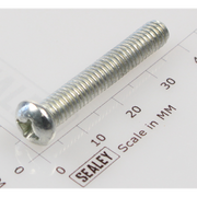 Sealey Machine screw pan head phillips m6x35mm (single)