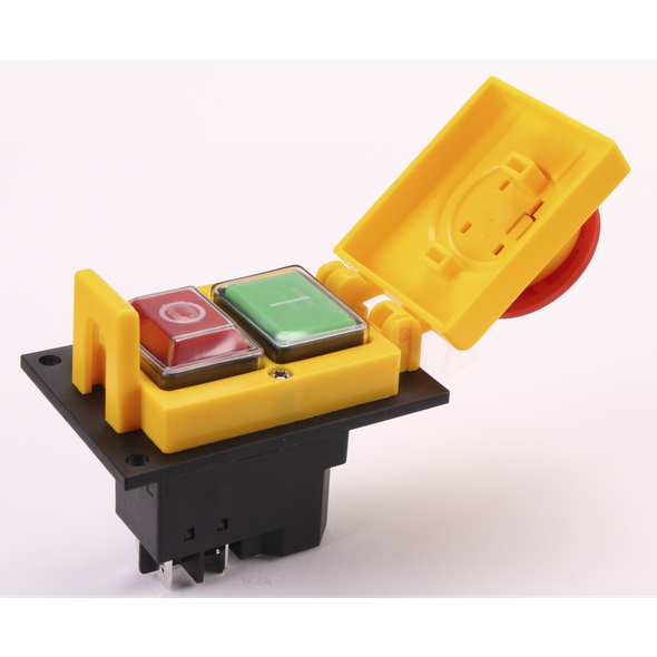 Sealey switch, on/off press button c/w emergancy stop cover