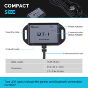 Renogy BT-1 Bluetooth Module for Renogy Products w/ RS232 Port Dyna-mo Solar - Dynamic Drive