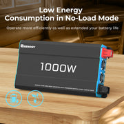 Renogy 1000W 12V to 230V/240V Pure Sine Wave Inverter with English Standard Socket Dyna-mo Solar - Dynamic Drive