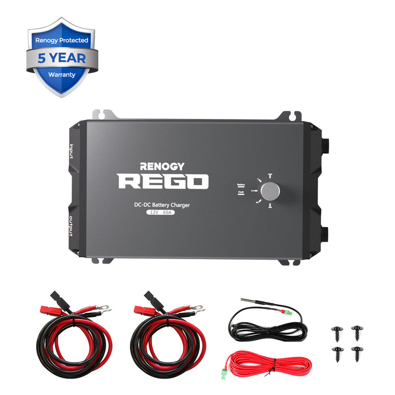 Renogy REGO 12V 60A DC-DC Battery Charger Dyna-mo Solar - Dynamic Drive