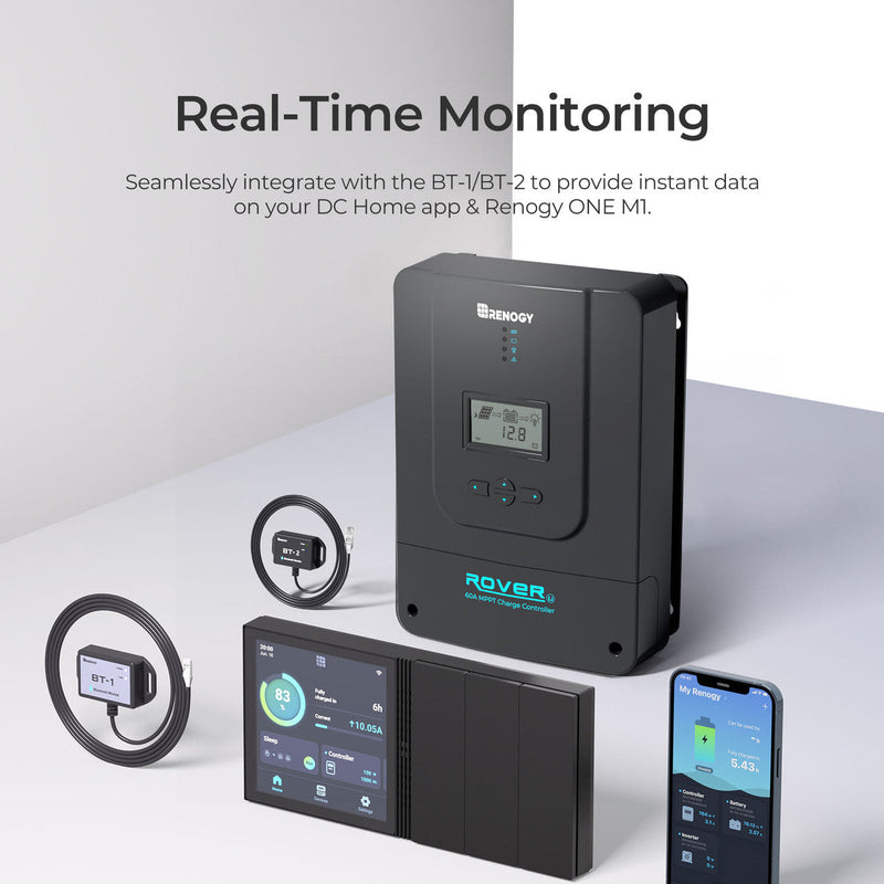 Renogy Rover 60 Amp MPPT Solar Charge Controller Dyna-mo Solar - Dynamic Drive