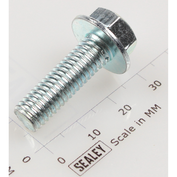 Sealey Hex head flange bolt m8x25 single
