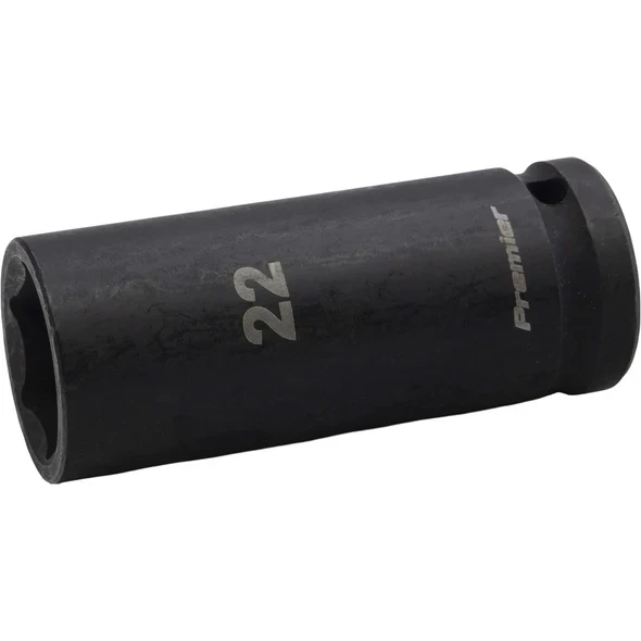 Sealey 1/2"Dr Deep Impact Socket 22mm