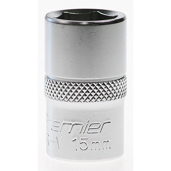 Sealey Socket 1/2"dr 15mm (6pt)