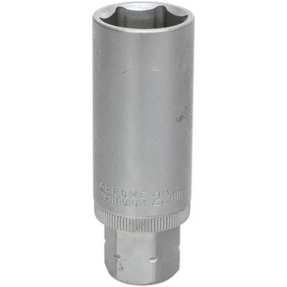 Sealey Go-Through Deep Socket 22mm