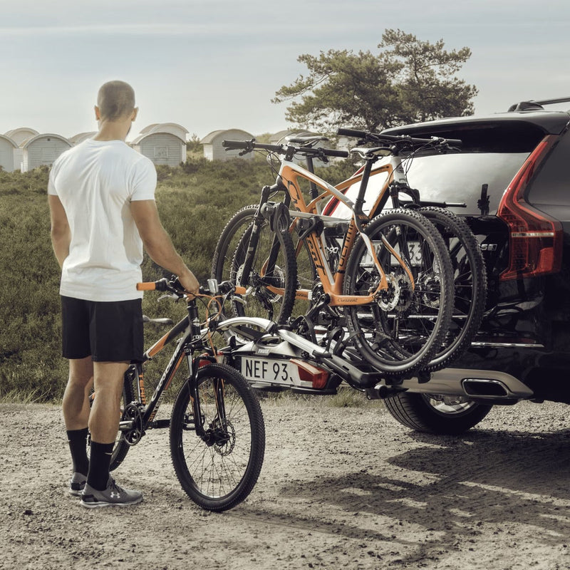Thule VeloSpace XT two-bike platform towbar bike rack black/aluminium Towbar Bike Rack Thule - Dynamic Drive