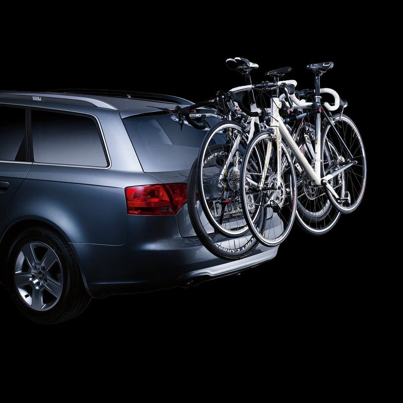 Thule Hang On three-bike hanging towbar bike rack. Aluminium Towbar Bike Rack Thule - Dynamic Drive