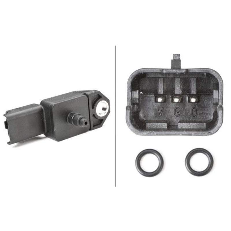 Hella Turbo Boost Pressure Sensor fits Citroën Berlingo Box Body 2008-2018 1.6