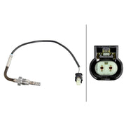 Hella Exhaust Gas Temperature Sensor before exhaust t fits Mercedes-Benz E-Class