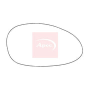 Apec Exterior Wing Mirror Glass Right fits BMW 1 2004-2013