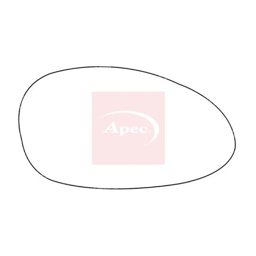 Apec Exterior Wing Mirror Glass Right AMS2798A