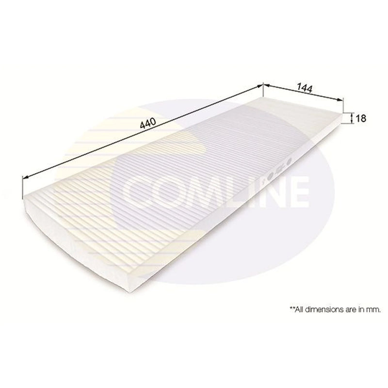Comline Cabin Air Filter (Pollen Filter) fits Citroën Relay I 1994-2002