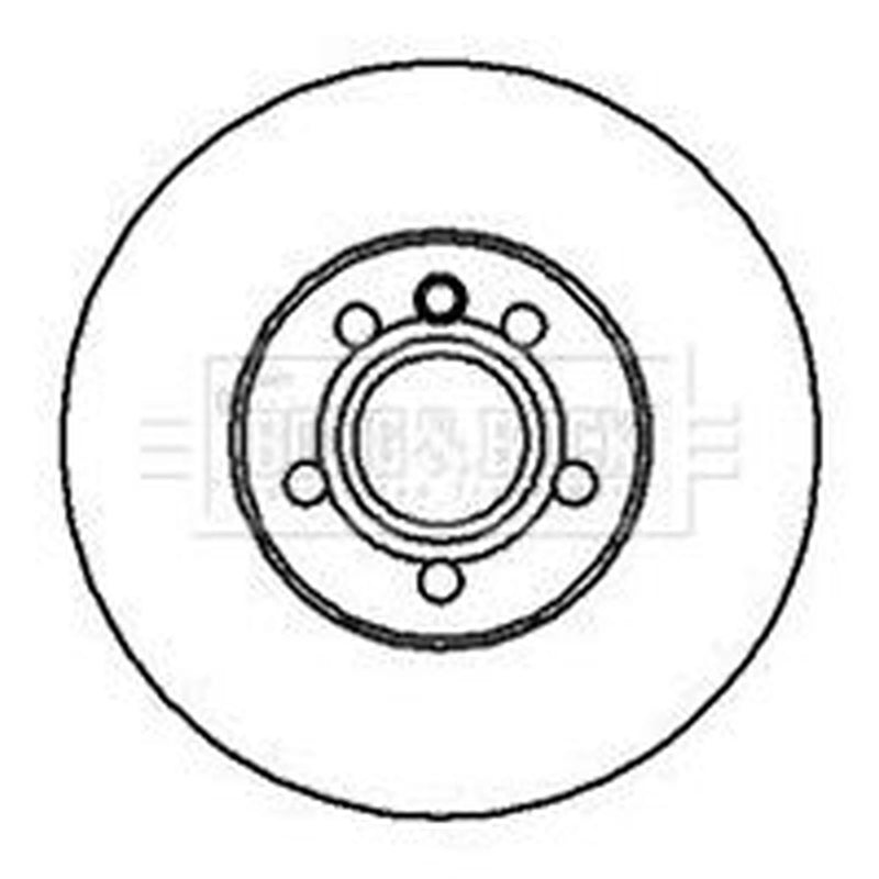 Borg & Beck Front & Rear Brake Discs & Pads fits Ford Galaxy 2000-2006 2.3