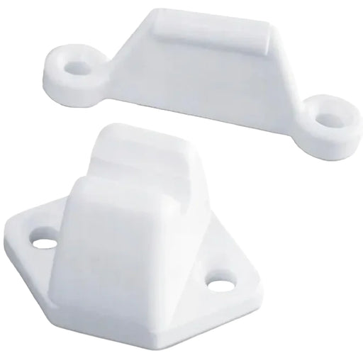 Fawo T-Bar Door Retainer – White, 60mm Male Part
