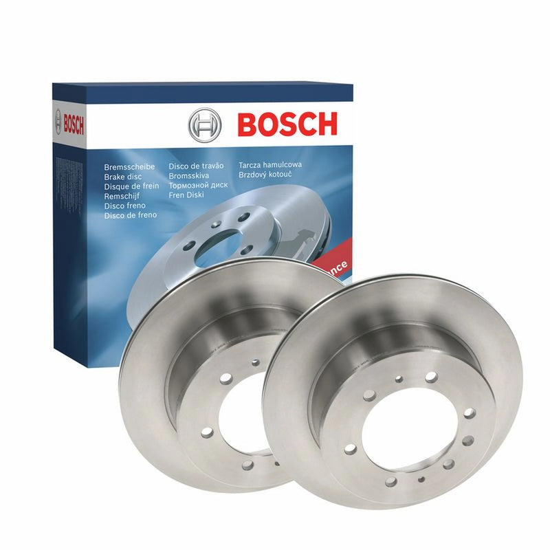 Bosch 2 x Vented Rear Brake Discs 0986479385-x2