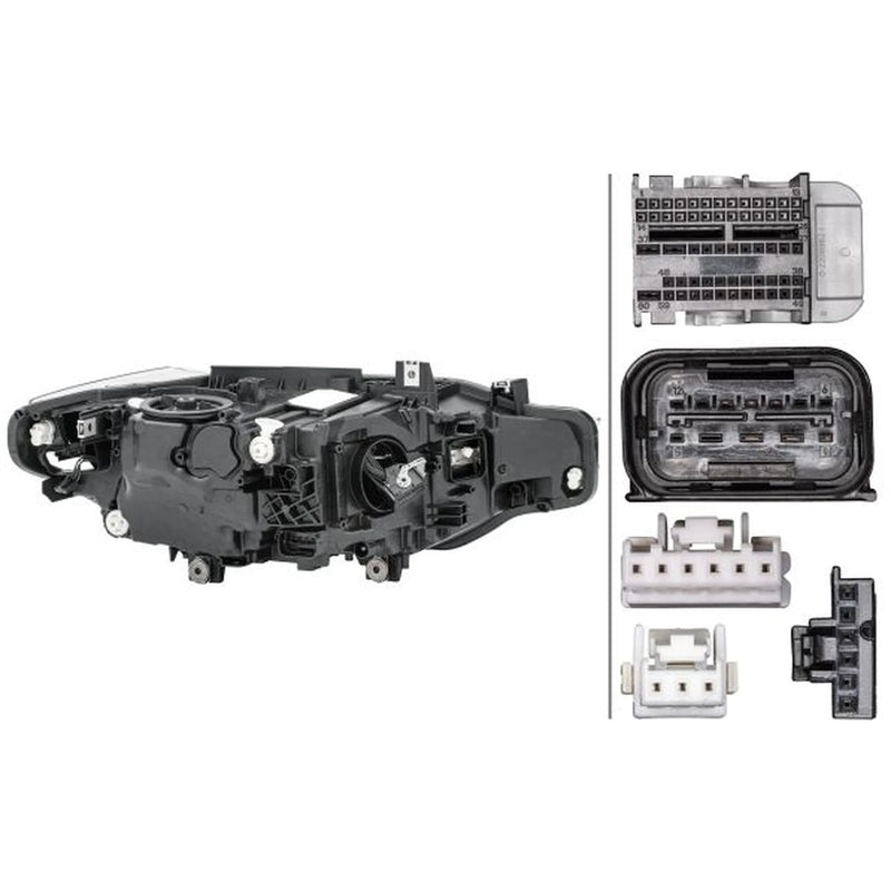 Hella Headlight Headlamp LED Left fits BMW 3 2011-2019