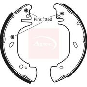 Apec Brake Shoe Set Axle Kit fits Opel Movano A 1999-2001 1.9 2.2 2.5 2.8