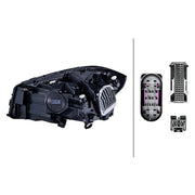 Hella Headlight Headlamp LED Right fits Mercedes-Benz A-Class 2012-2018