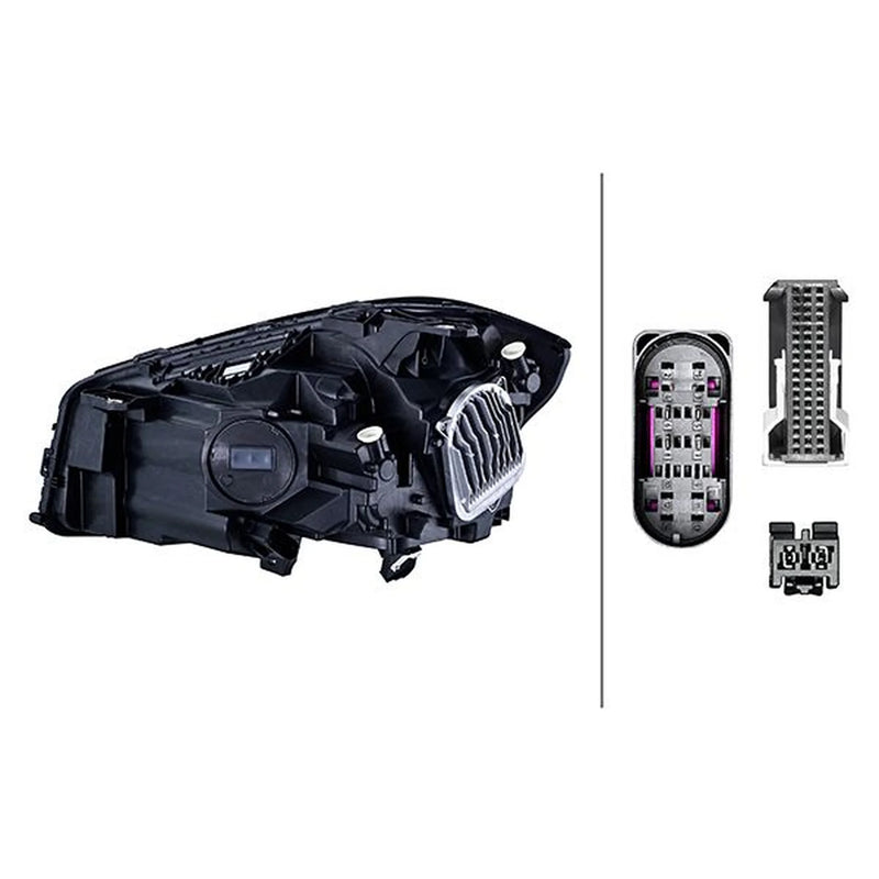 Hella Headlight Headlamp LED Right fits Mercedes-Benz A-Class 2012-2018