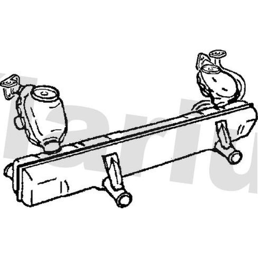 Klarius Box With Tail Pipe Rear fits VW Beetle 1968-1986 1.2 1.3 1.6