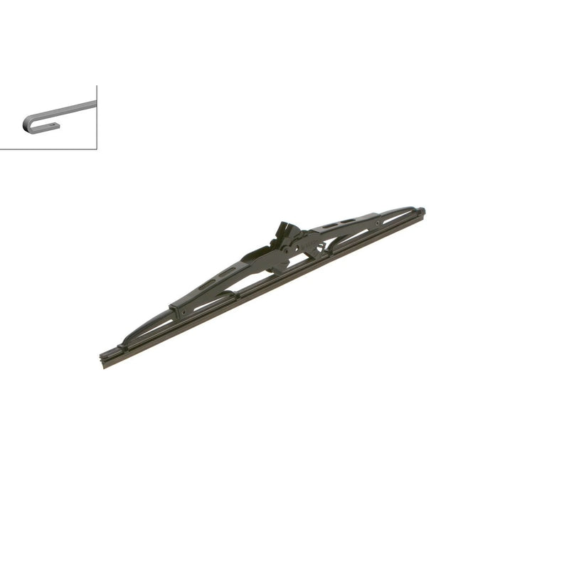 Bosch Front & Rear Super Plus Wiper Blade Set fits Kia Picanto III 2017 on