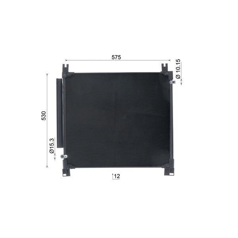 Mahle Air Conditioning Condenser fits Toyota Hilux VIII Pickup 2015-2021 2.4 2.8