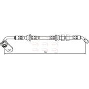 Apec Brake Hydraulic Hose Line Front Right fits Suzuki Grand Vitara I 1998-2005