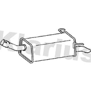 Klarius Box With Tail Pipe Rear fits Opel Zafira / Zafira Family B 2007-2015 1.7