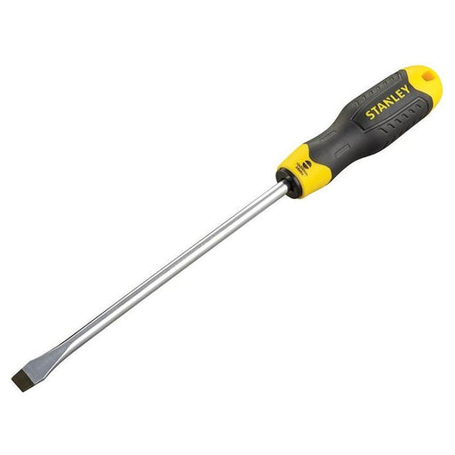 Stanley® Hand Tools Cushion Grip Screwdriver Flared Tip 10 x 200mm STANLEY® Hand Tools - NN4 Online