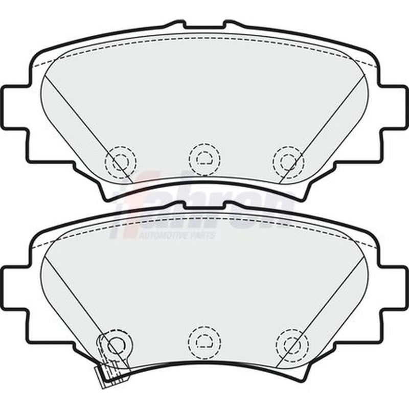 Fahren Front & Rear Pads fits Mazda 3 2013-2019 1.5 1.6 2.0 2.2