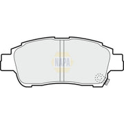NAPA Front Brake Pad Set fits Toyota Yaris/Vitz 1999-2005 1.0 1.3 1.4