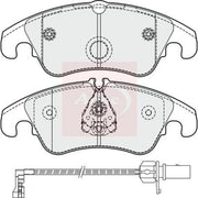 Apec Front Brake Pad Set fits Audi A4 Allroad B8 2009-2016 2.0 3.0