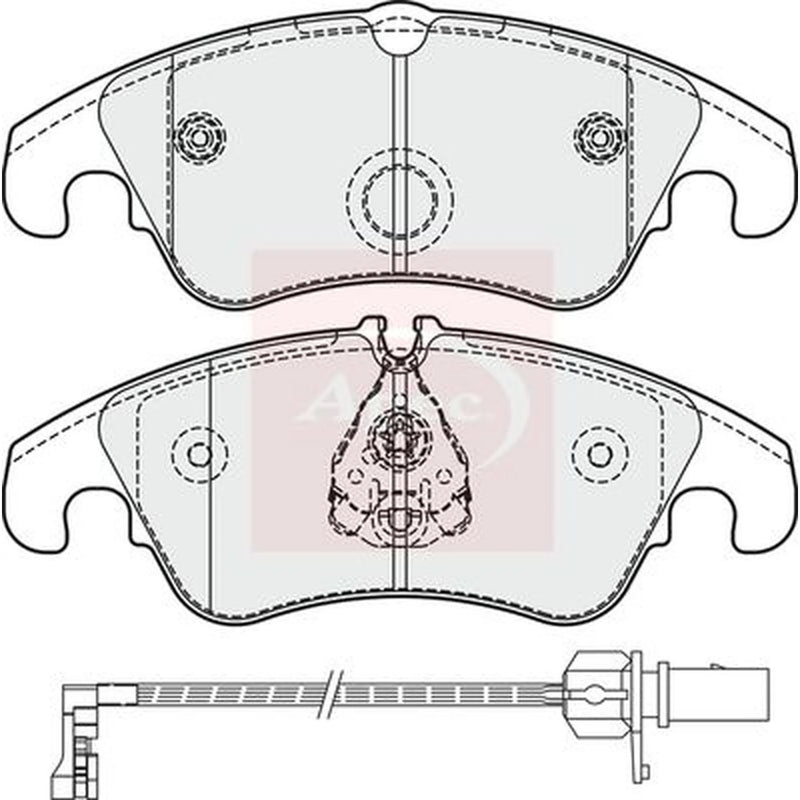 Apec Front Brake Pad Set PAD1861