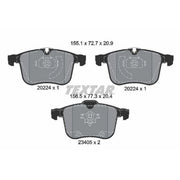 Textar Front Brake Pad Set 2022401